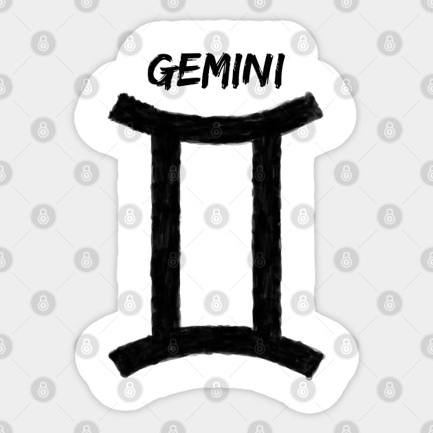 GEMINI IN OIL Sticker by jcnenm